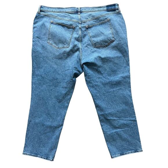 Abercrombie & Fitch Curve Love 90s Straight Ultra High Rise Jeans Size 24 Short - Picture 2 of 7